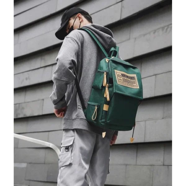 Backpack กระเป๋าเดินทาง สีเขียว  - Image 2